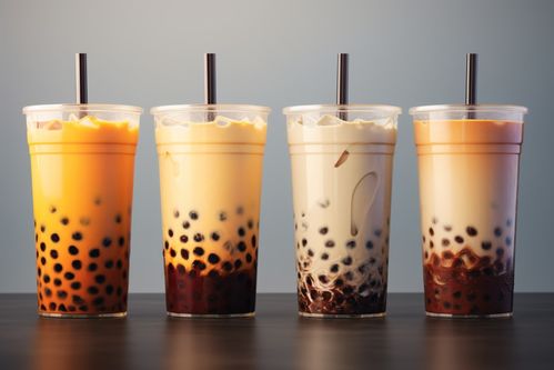 一杯美味的珍珠奶茶饮品摄影图片 广告素材 下载至来源处