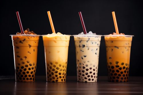 杯中诗意 珍珠奶茶的视觉盛宴与创意海报设计